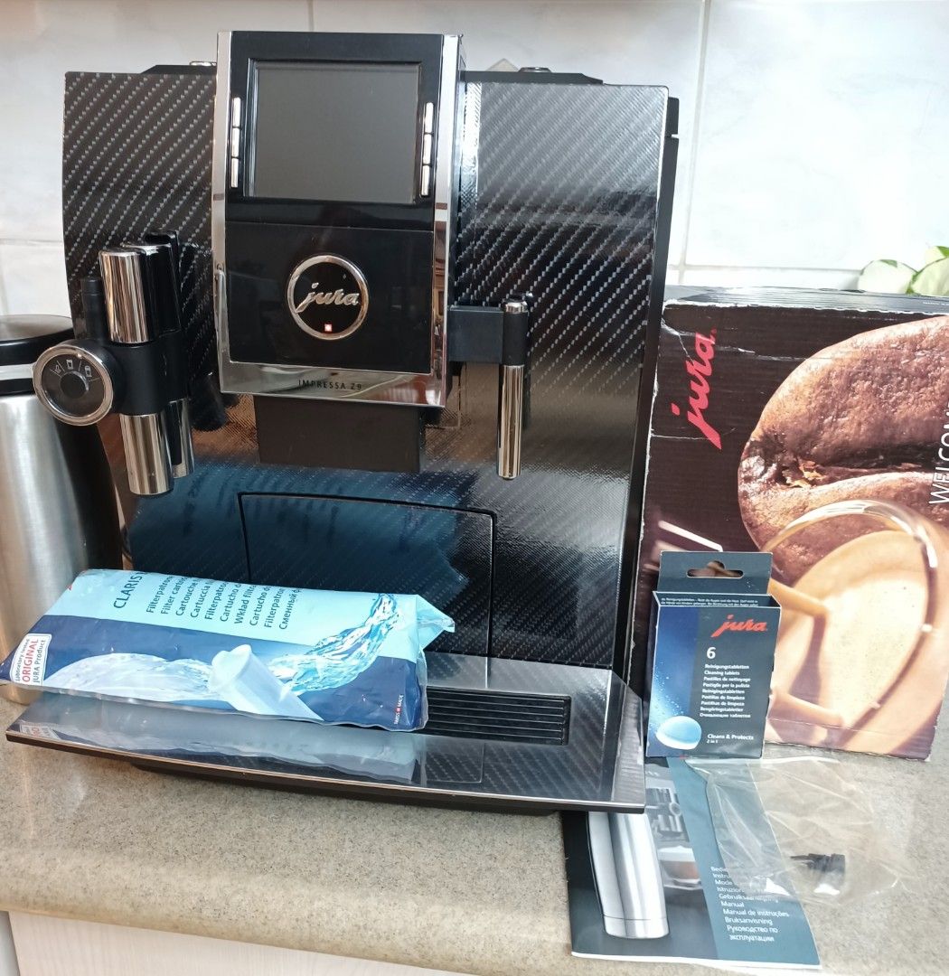 Jura Z9 Customized Carbon Fiber Espresso Coffee Machine, TV & Home