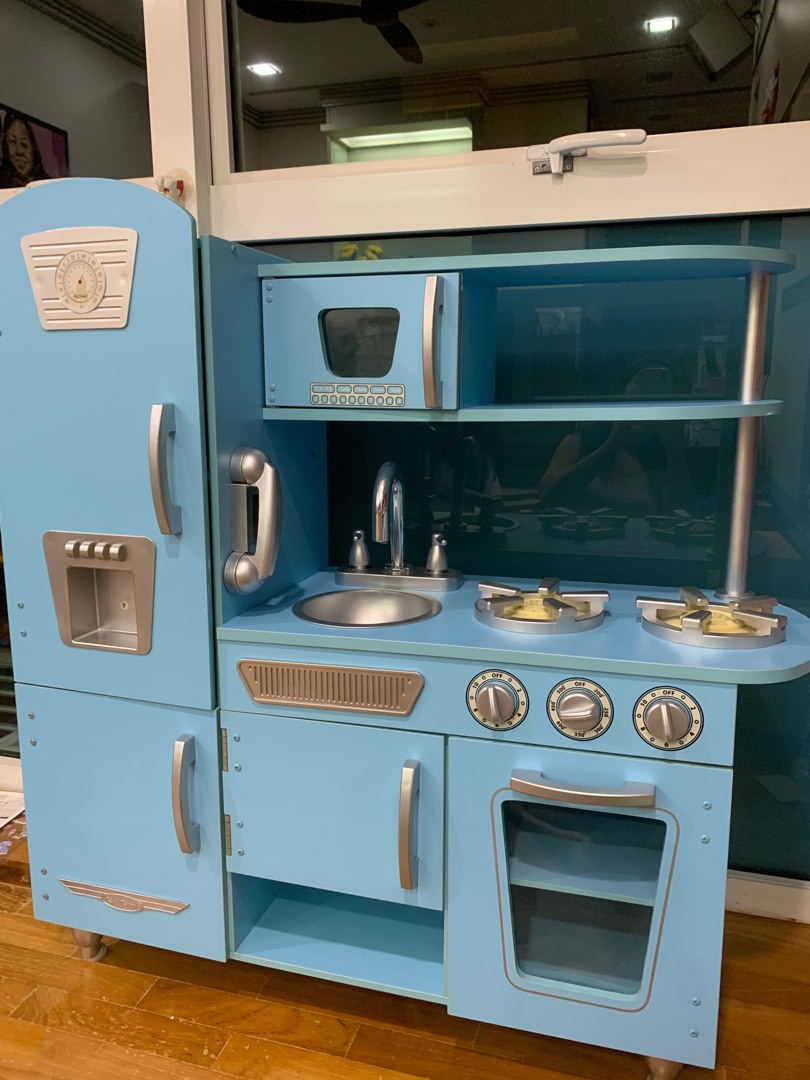 Kidkraft vintage kitchen blue hot sale
