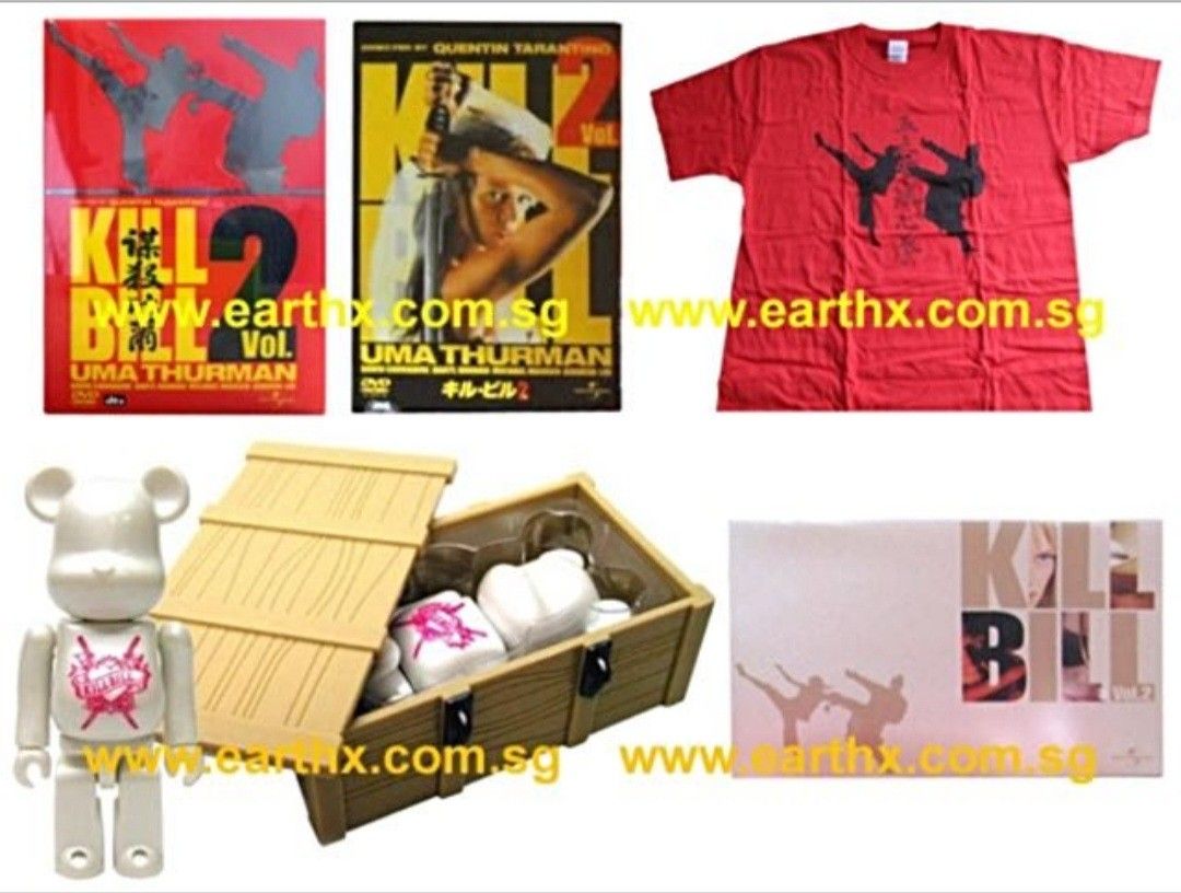 Kill Bill Vol 2 DVD + Bearbrick Limited Edition Box Set