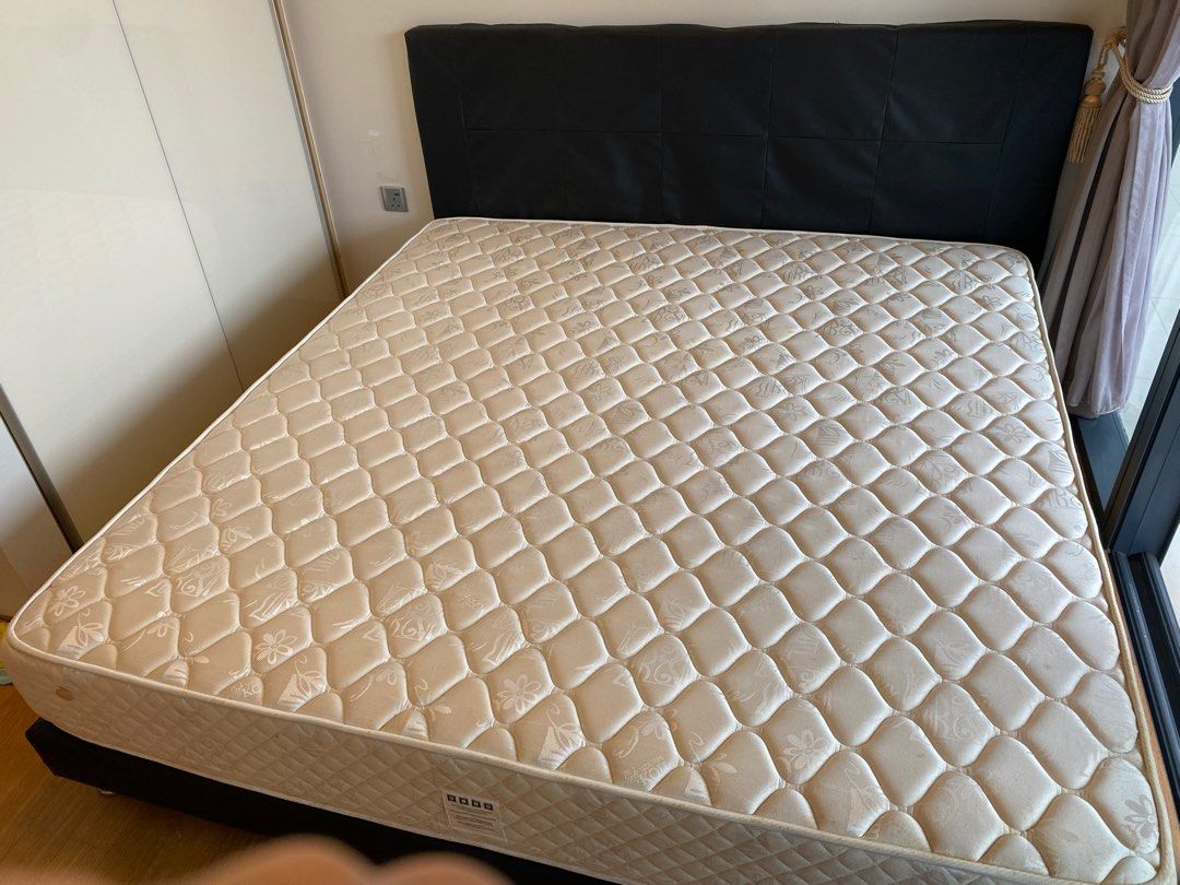 King Koil King size bed, Furniture & Home Living, Furniture, Bed Frames