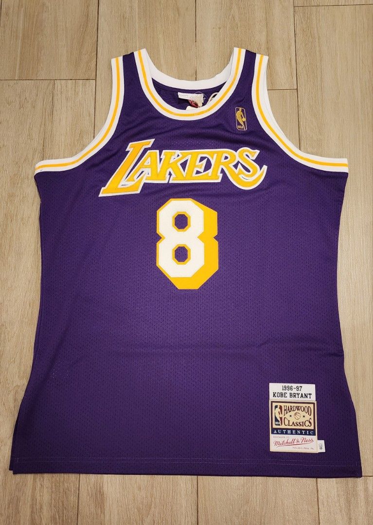 Mitchell and Ness Kobe Bryant Rookie Lakers NBA 50th Gold Logo