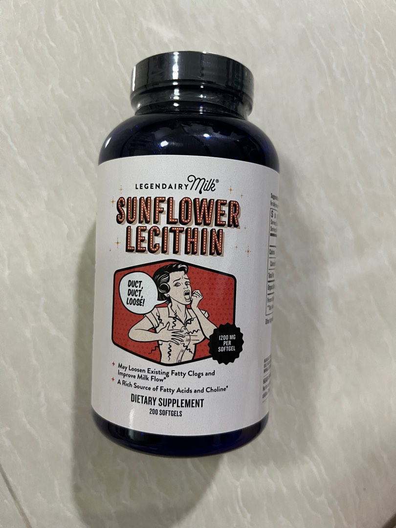 BN Legendairy Milk Sunflower Lecithin Organic 200 caps Treat Clog