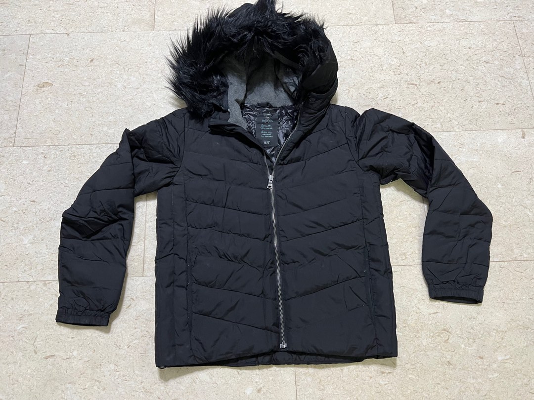 Gap faux discount fur hooded jacket