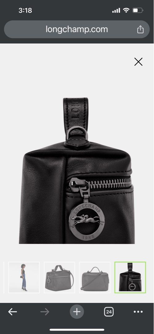 Le Pliage Xtra XS Vanity Black - Leather (10187987001)