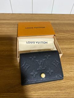 REDUCED! LOUIS VUITTON Empreinte Business Card Holder in Black