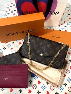 SALE LV Felicie Strap & Go, Luxury, Bags & Wallets on Carousell