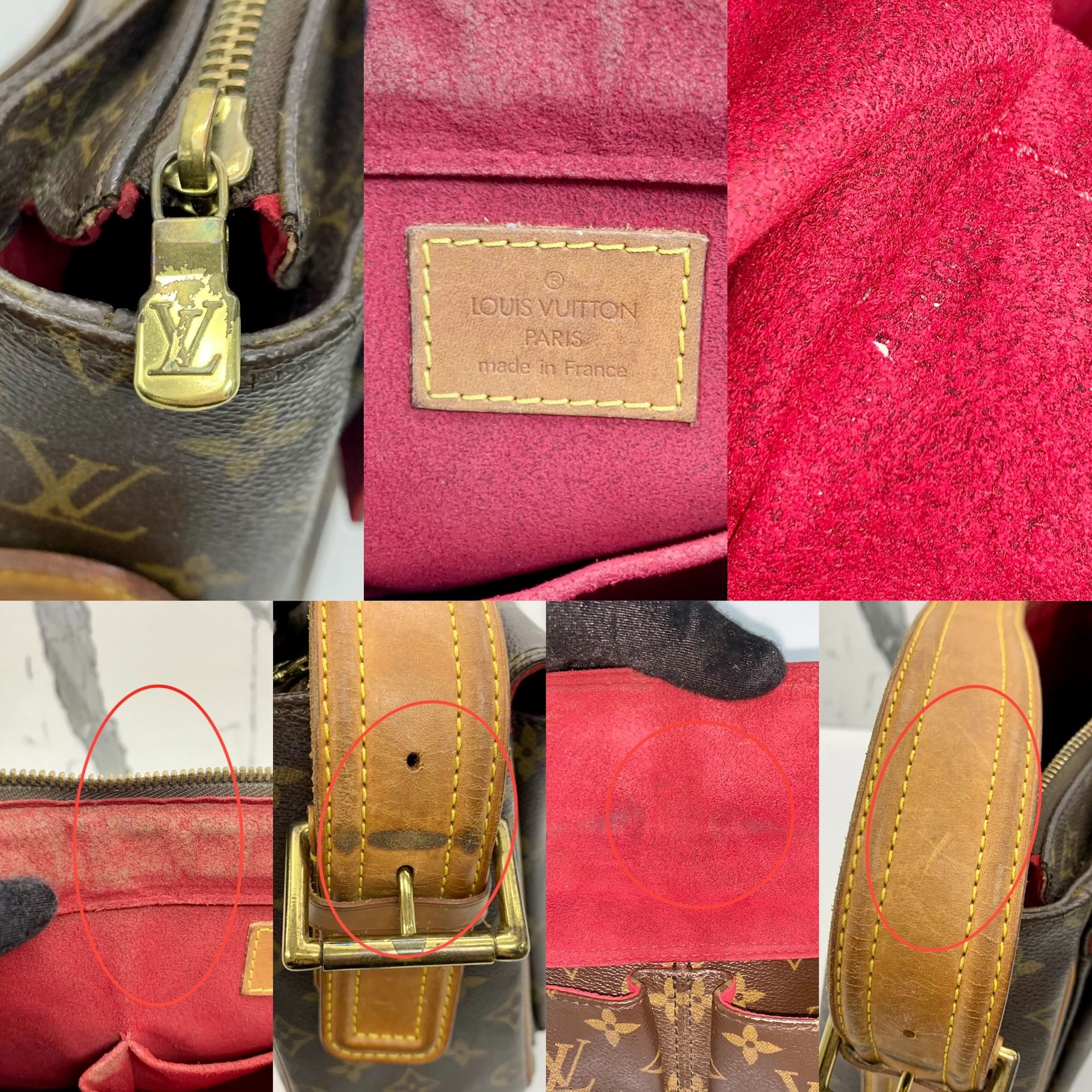 3ad3743]Auth Louis Vuitton Shoulder Bag Monogram Vivacite GM M51163