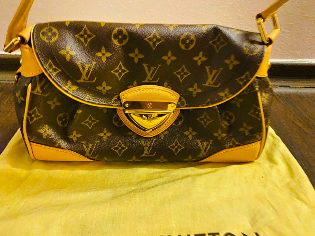 Louis Vuitton Beverly MM Monogram Tote Bag M40121 Obsolete