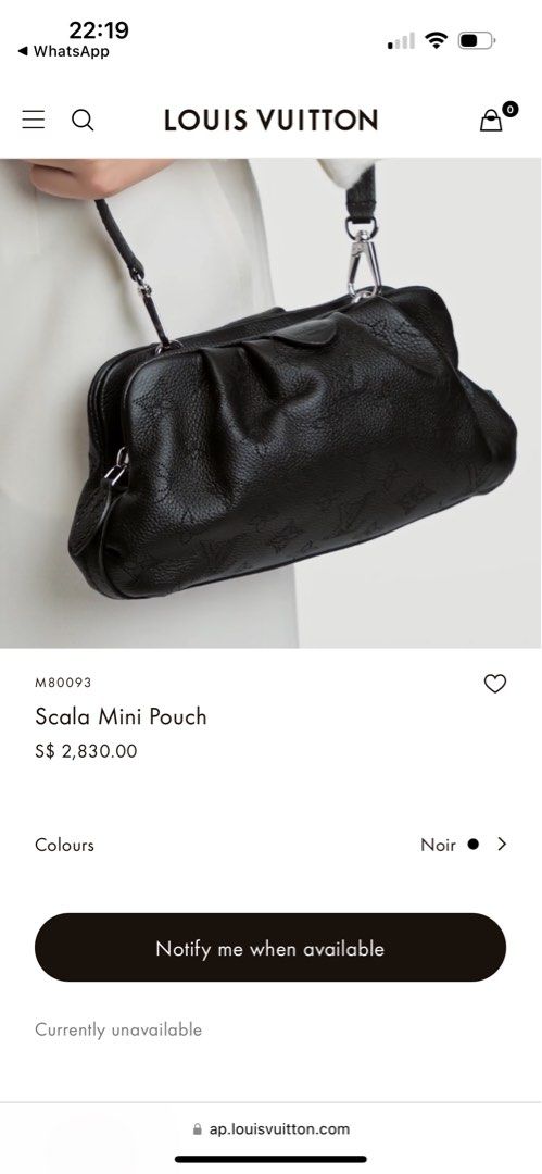 Louis Vuitton 2022-23FW Scala mini pouch (M80093)
