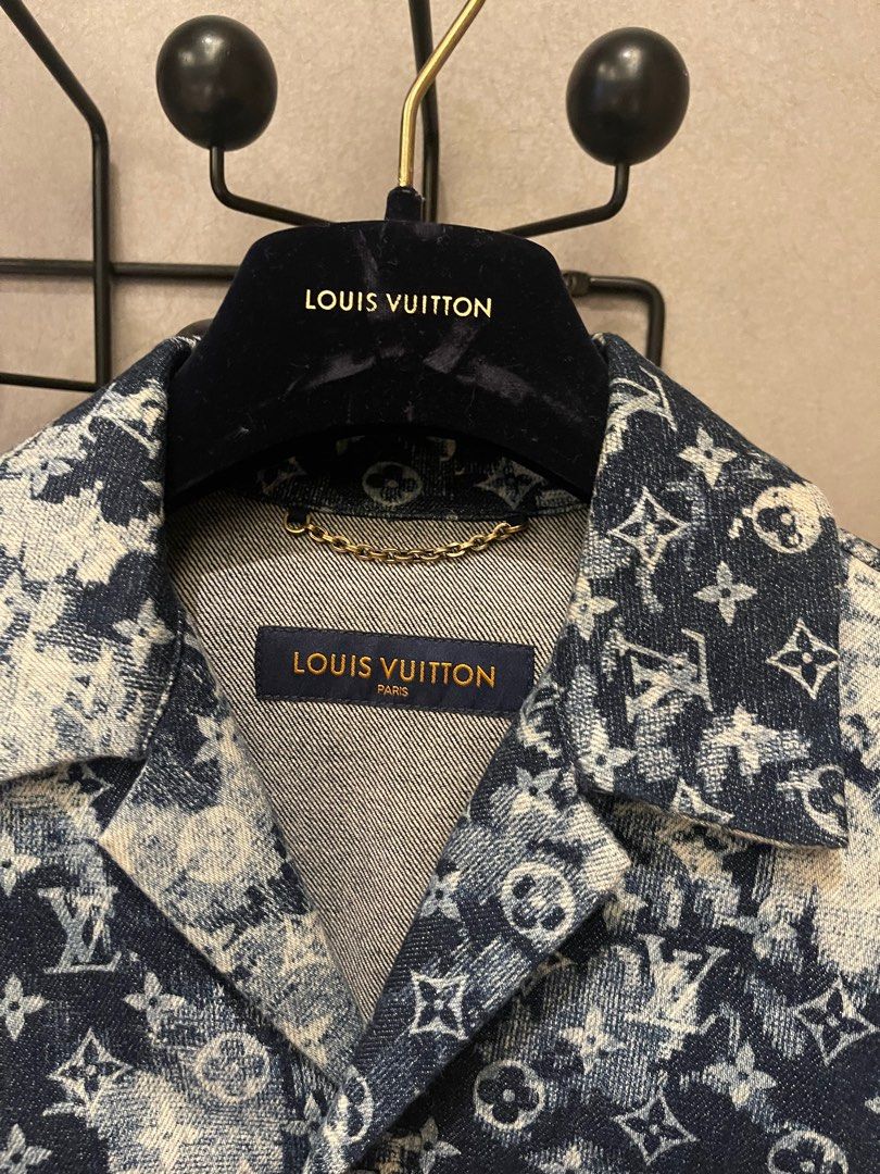Louis Vuitton, Shirts, Louis Vuitton Virgil Abloh Tapestry Denim Shirt