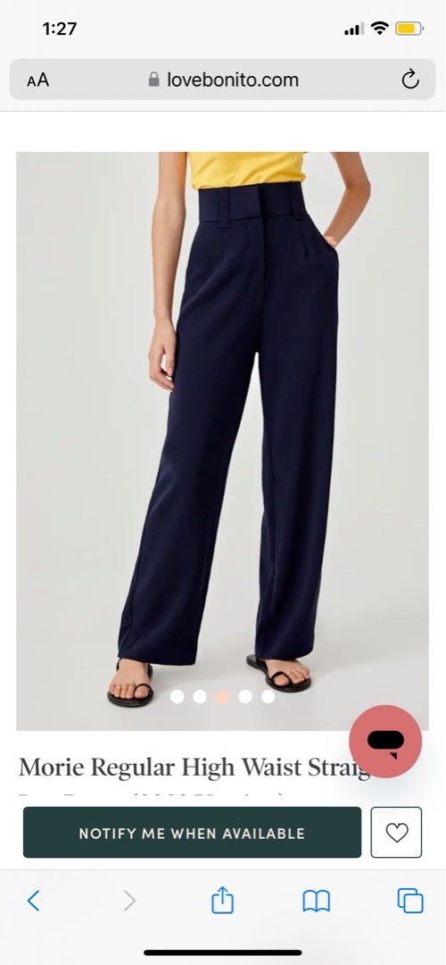 Buy Morie Regular High Waist Straight Leg Pants (2022 Version