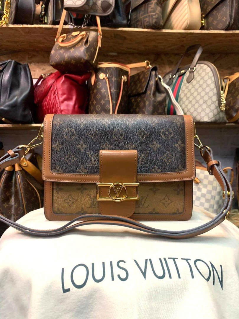 LV DAUPHINE MM MONOGRAM CROSSBODY BAG, Luxury, Bags & Wallets on Carousell