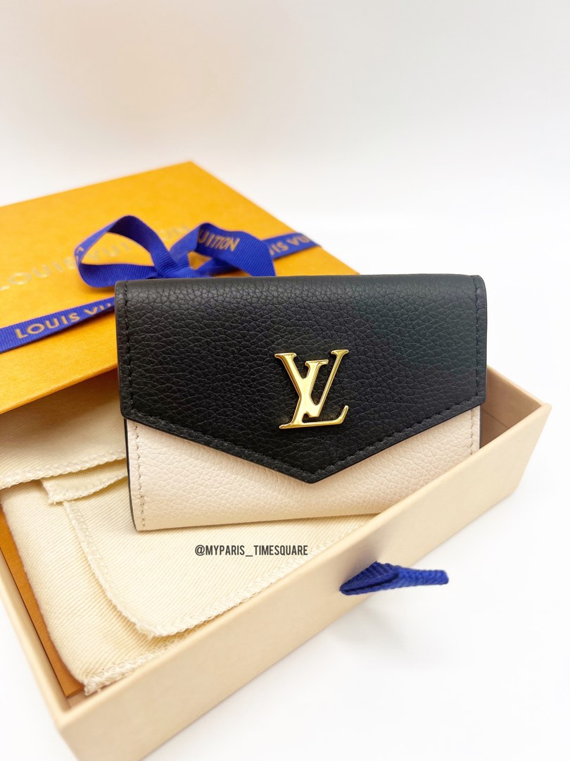 Louis Vuitton Lockmini Wallet Rose Ballerine in Calf Leather with