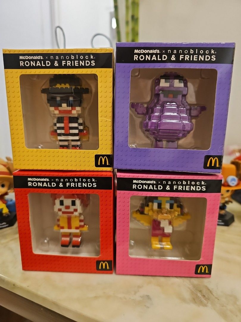 mcdonalds×nanoblock, 興趣及遊戲, 玩具& 遊戲類- Carousell