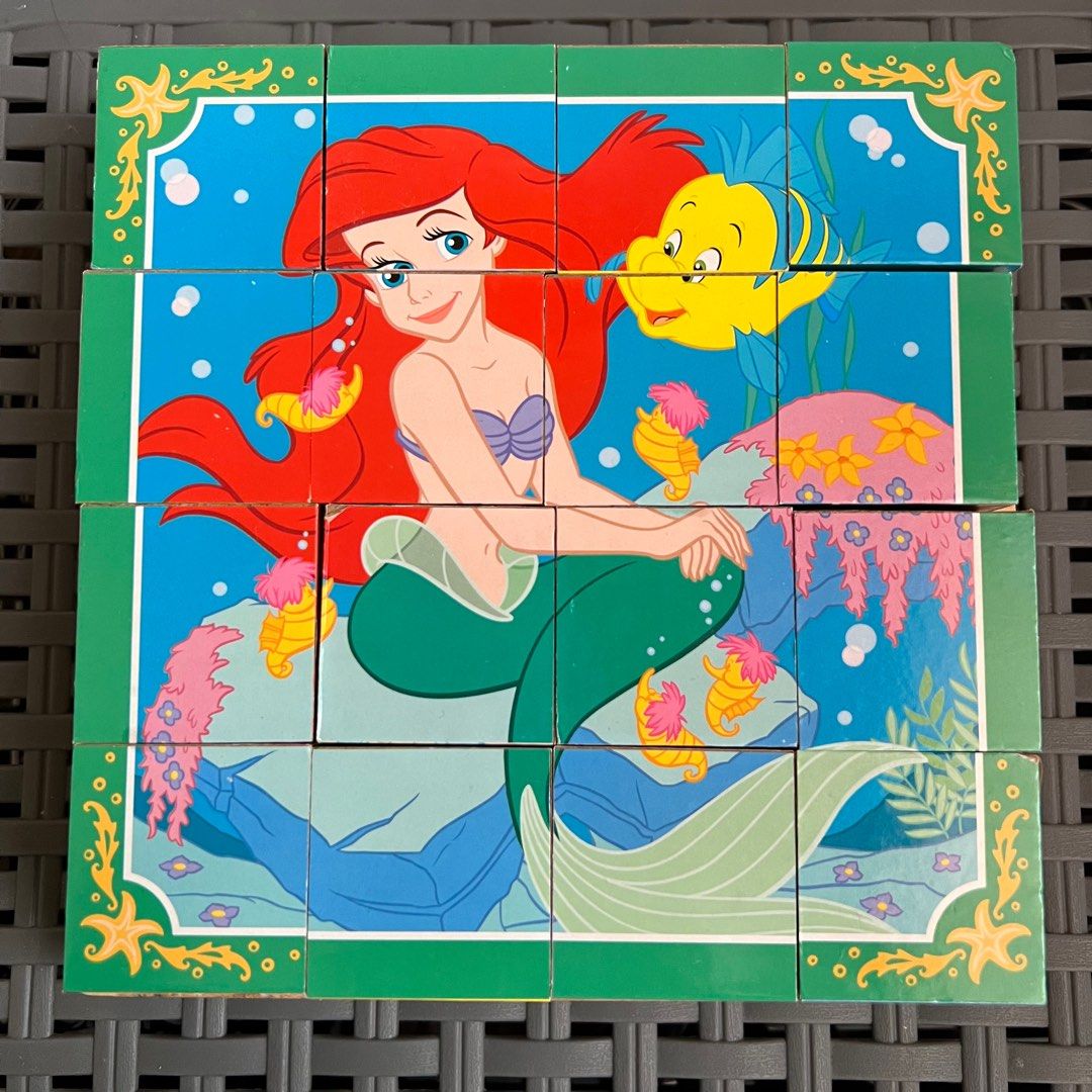 Melissa and doug disney princess wooden cube puzzle deals