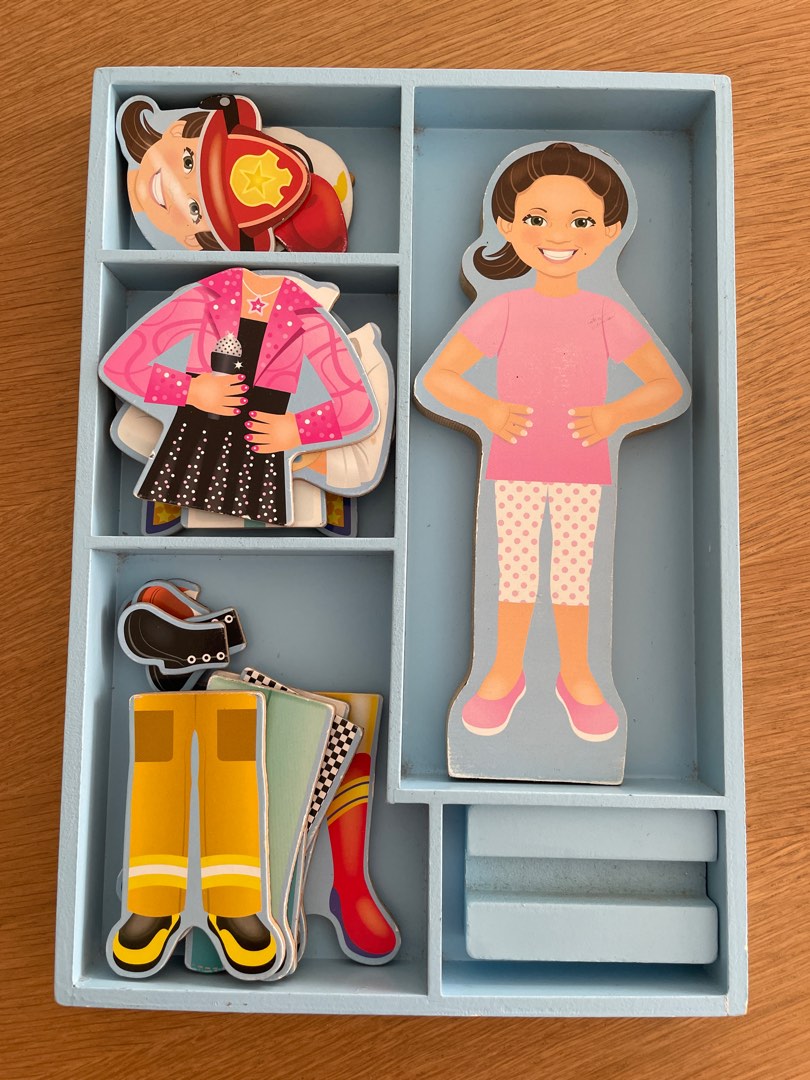 Melissa and shop doug magnetic dolls