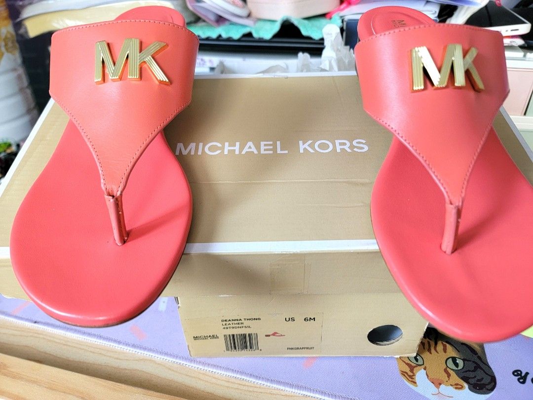 Michael kors deanna leather sandal cheap