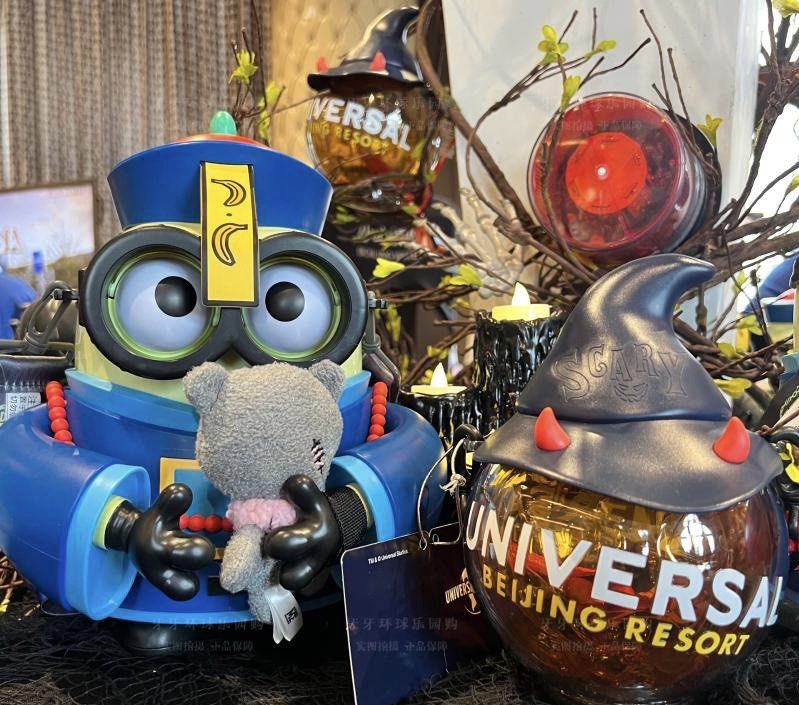 Minion universal studio beijing 2023 halloween limited zombie popcorn