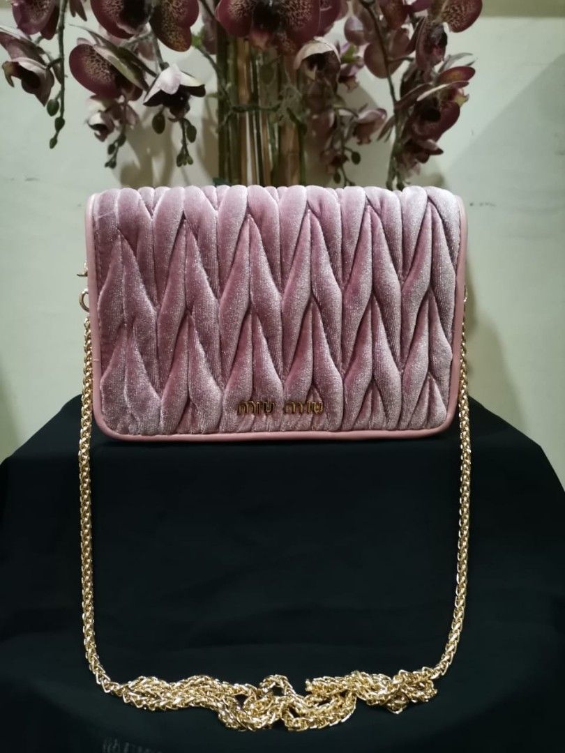 Miu miu velvet bag deals