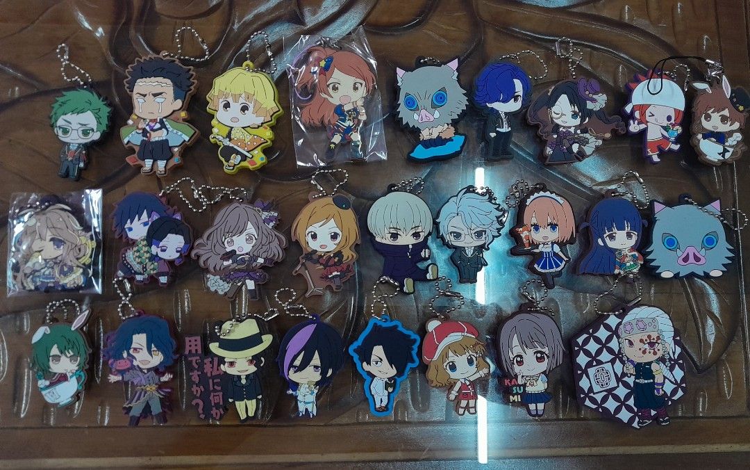Mix Anime Rubber Keychain Hobbies Toys Collectibles