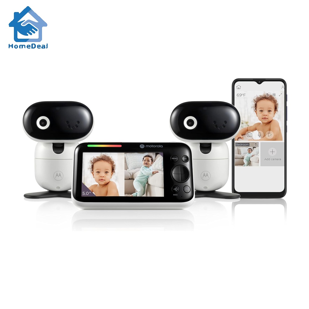 Motorola Baby Monitor PIP15105" WiFi Video Baby Monitor with 2 Cameras