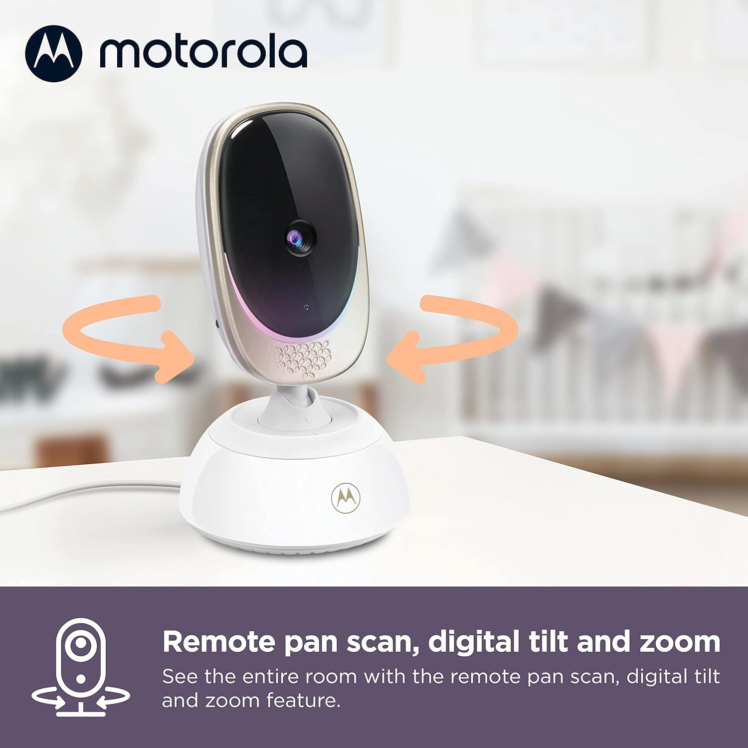 Motorola Comfort 85 Connect Babyphone Video Avec Zoom, Wi-fi