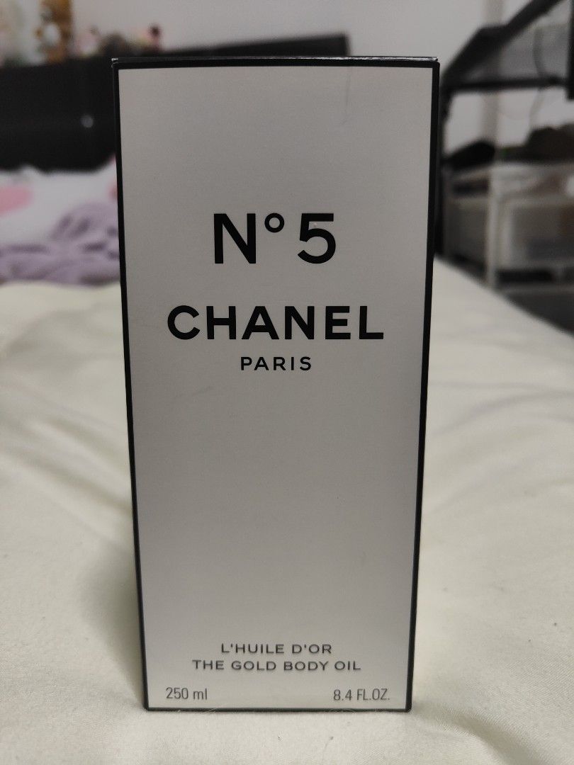 N5 Chanel Paris (The Gold Body Oil), Beauty & Personal Care, Bath
