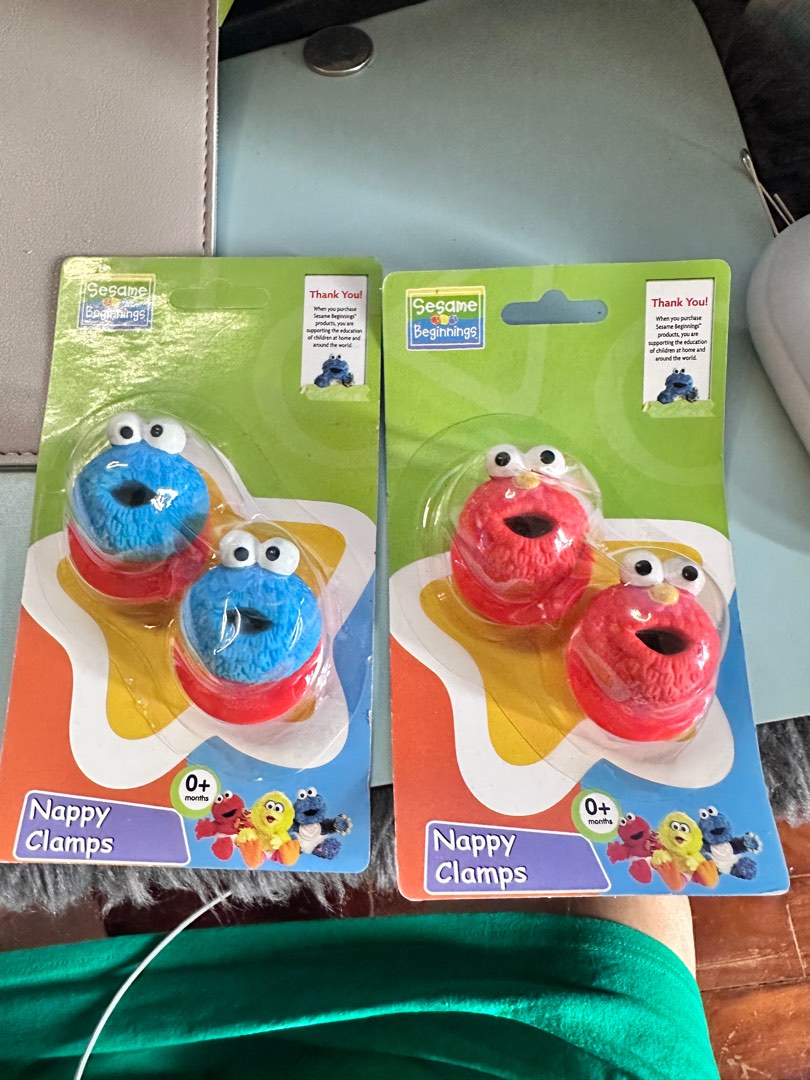 NAPPY CLAMPS FOR BABY (Pair), Babies & Kids, Bathing & Changing