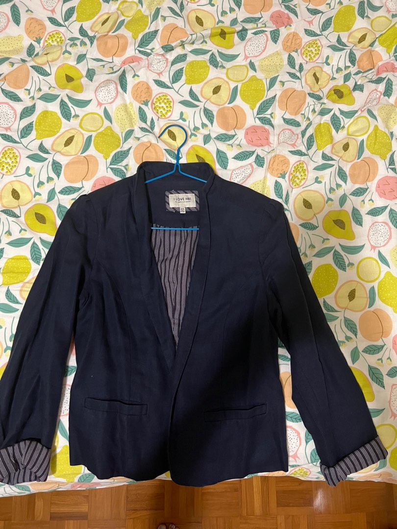 Raja new arrivals collarless blazer