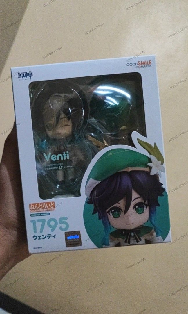 Nendoroid 1795 Genshin Impact - Venti (Category: Figurines & Statues) located in Manila. Submitted by strawberieee (Listing ID 1258801940, Image 2). Description: ‼️ Nendoroid 1795 Good Smile Company [Limited] : Genshin Impact - Venti ‼️ MISB Nasa loob pa ng bubble-wrap. NEGOTIABLE. RFS: Change of line MOP: Seabank, BPI, UB, GCash.