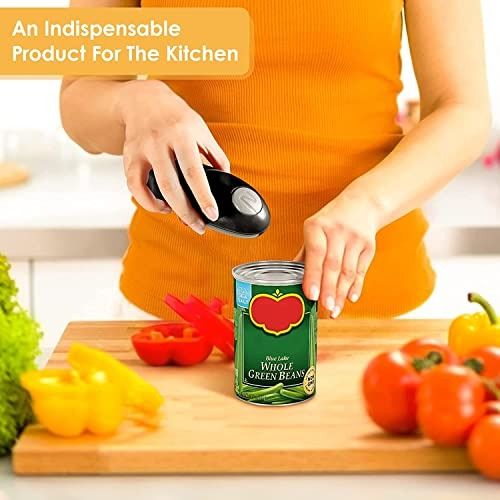 Electric Can Opener Kitchen Tools Mini One Touch Automatic Smooth Edges Can  Tin Touch No Sharp Edges Handheld Kitchen Bar Tool