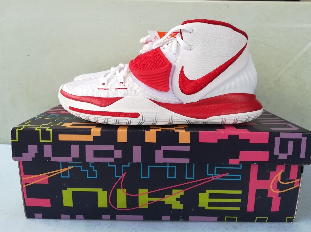 Kyrie red basketball shoes clearance