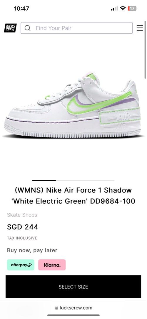 Nike air force 1 klarna on sale