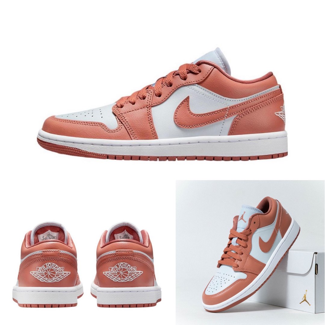 NIKE Air Jordan 1 Low Sky Orange 天空橘女款休閒鞋DC0774-080