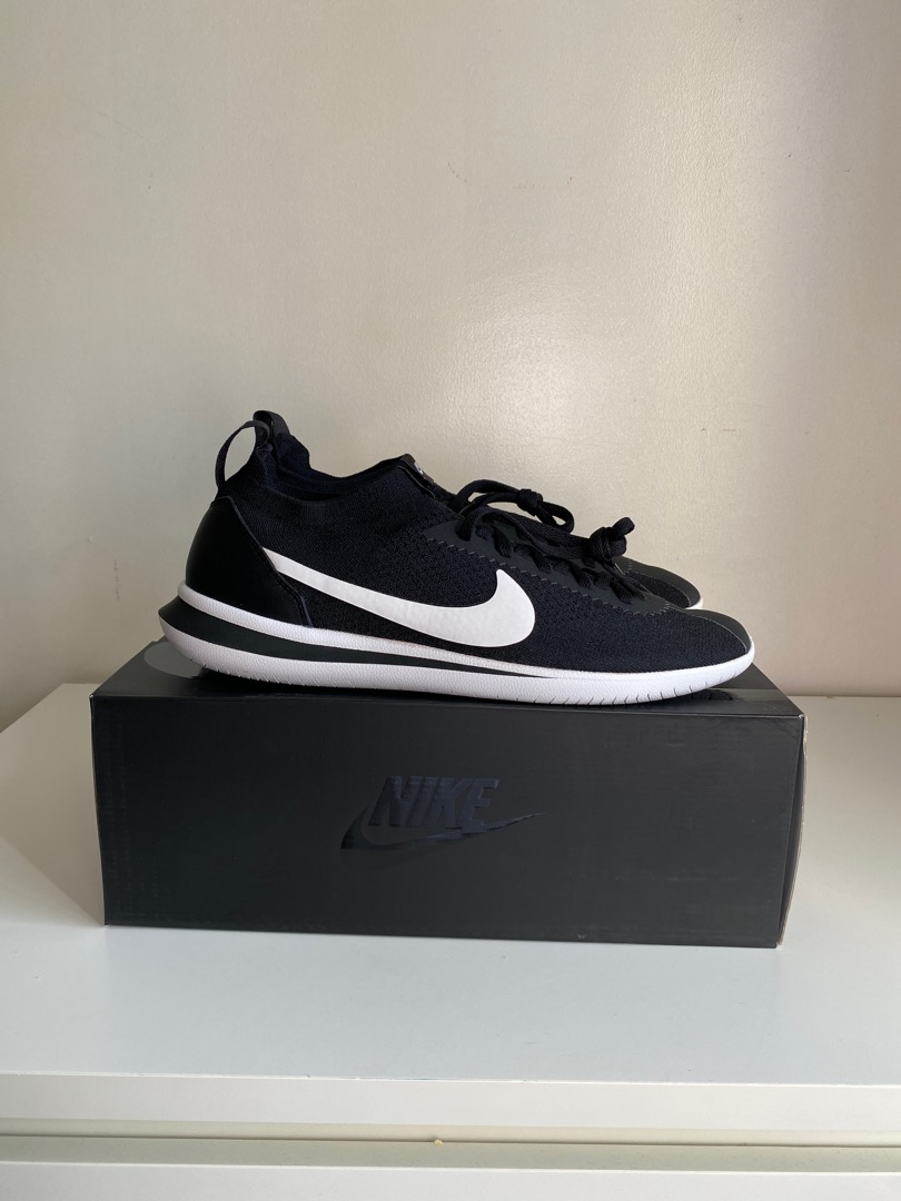 Nike cortez flyknit negro on sale