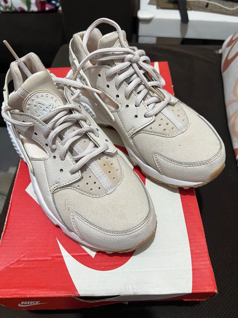 Nike huarache online femme beige