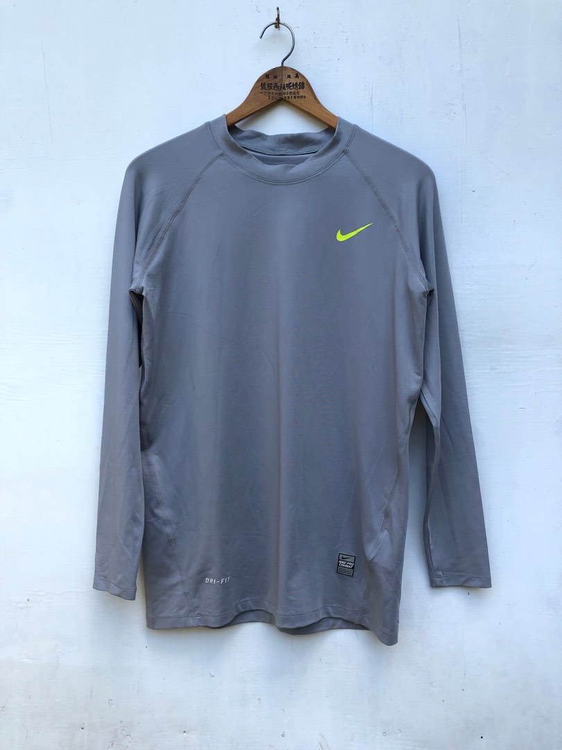 nike pro combat long sleeve fitted