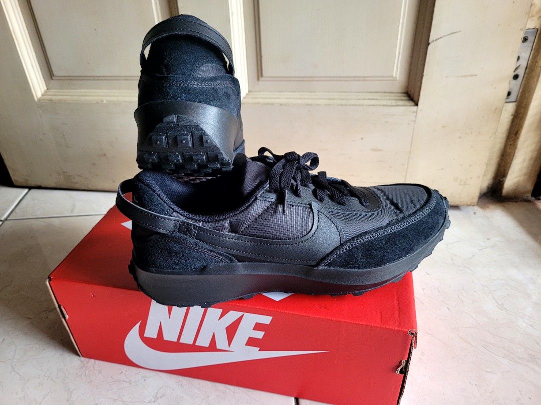 Nike Waffle Debut UK9 Black Men s Fashion Footwear Sneakers on