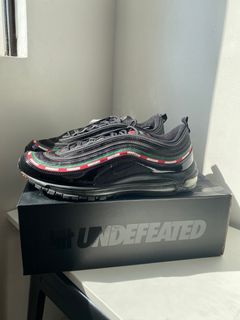 Nike x Undefeated Air Max 97 OG White Cream Red UNDFTD UK 8.5 US 9.5 EUR 43  New