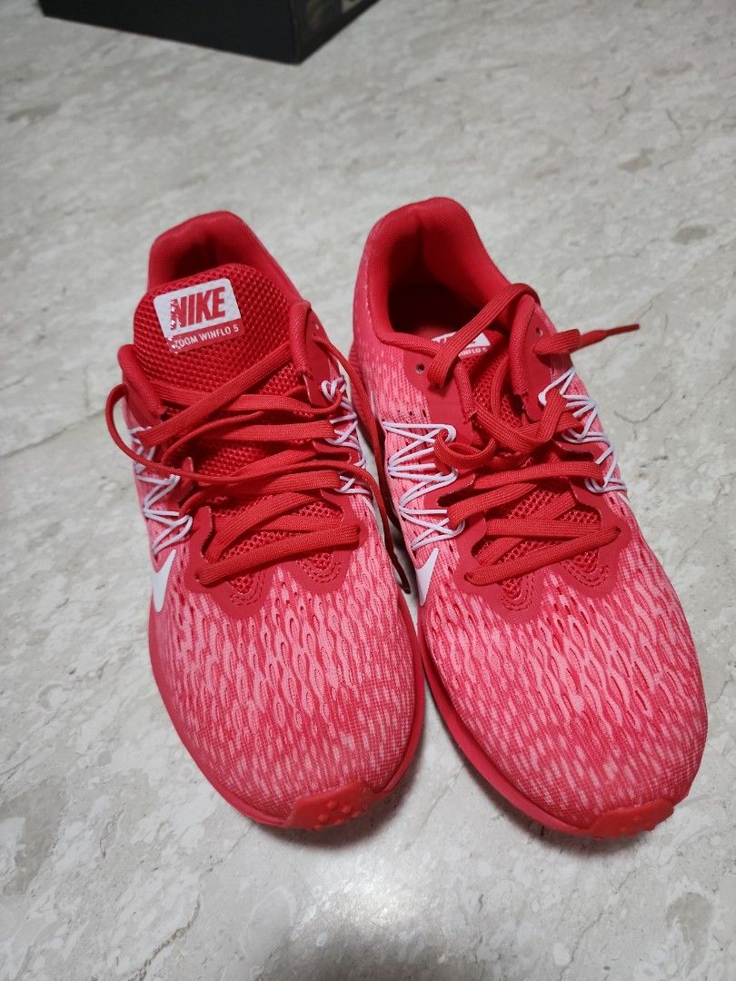 Running Shoes Nike Zoom Winflo Red NikeZoom Running Shoes, Women's