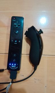 Nintendo Wii remote with motion plus & nunchuck for sale