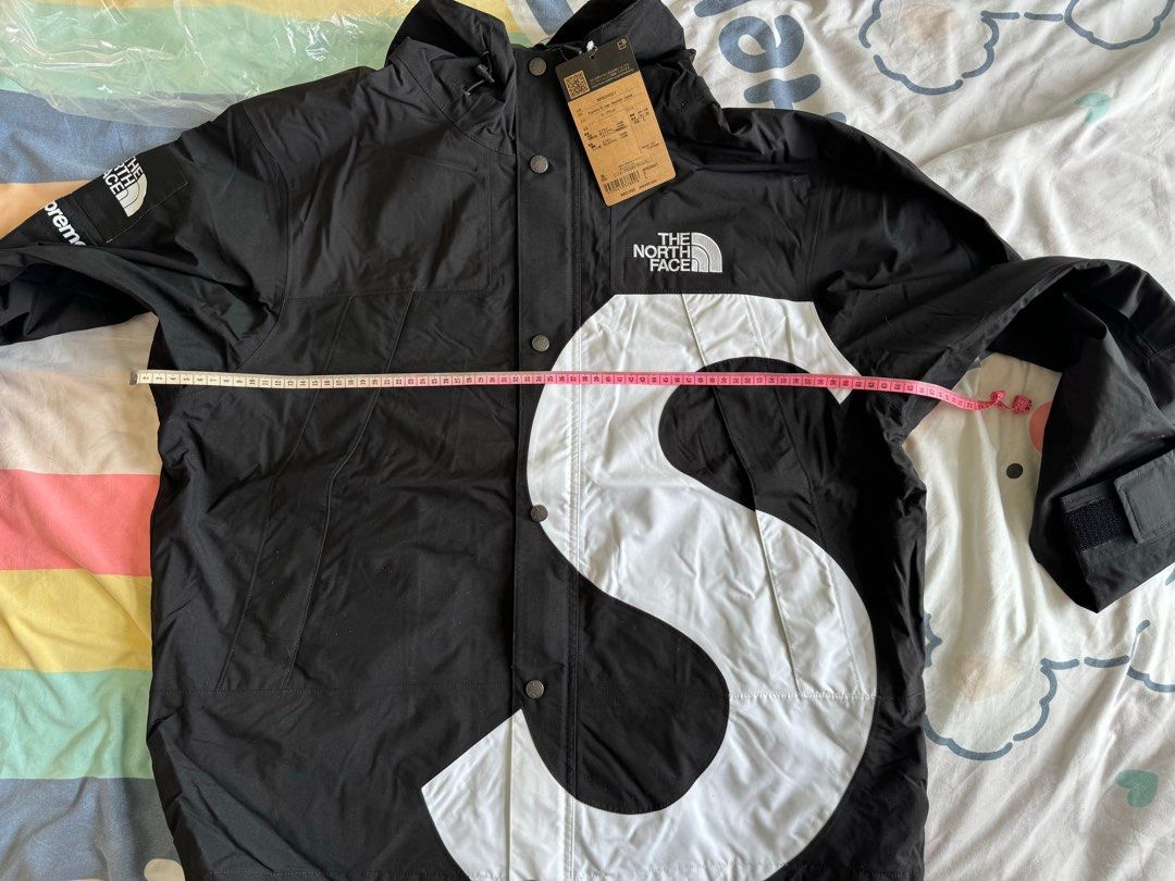 North face supreme S-logo jacket, 男裝, 外套及戶外衣服- Carousell