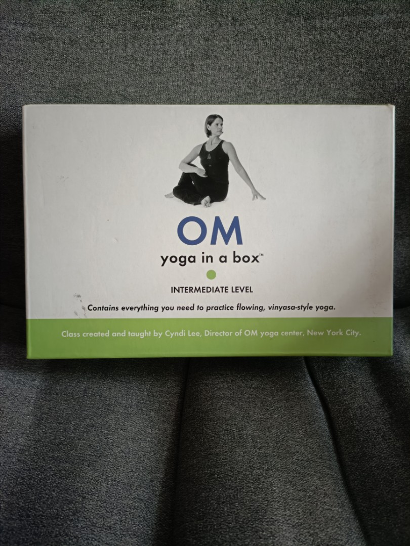 OM Yoga in a Box - Intermediate Level, Sports Equipment, Exercise &  Fitness, Toning & Stretching Accessories on Carousell