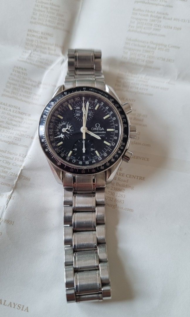 Omega speedmaster day on sale date month