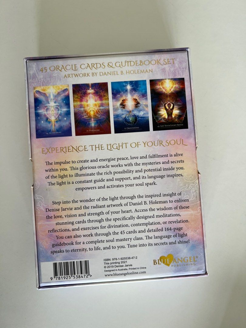 Oracle Cards - The secret language of light - Denise Jarvie, Hobbies ...