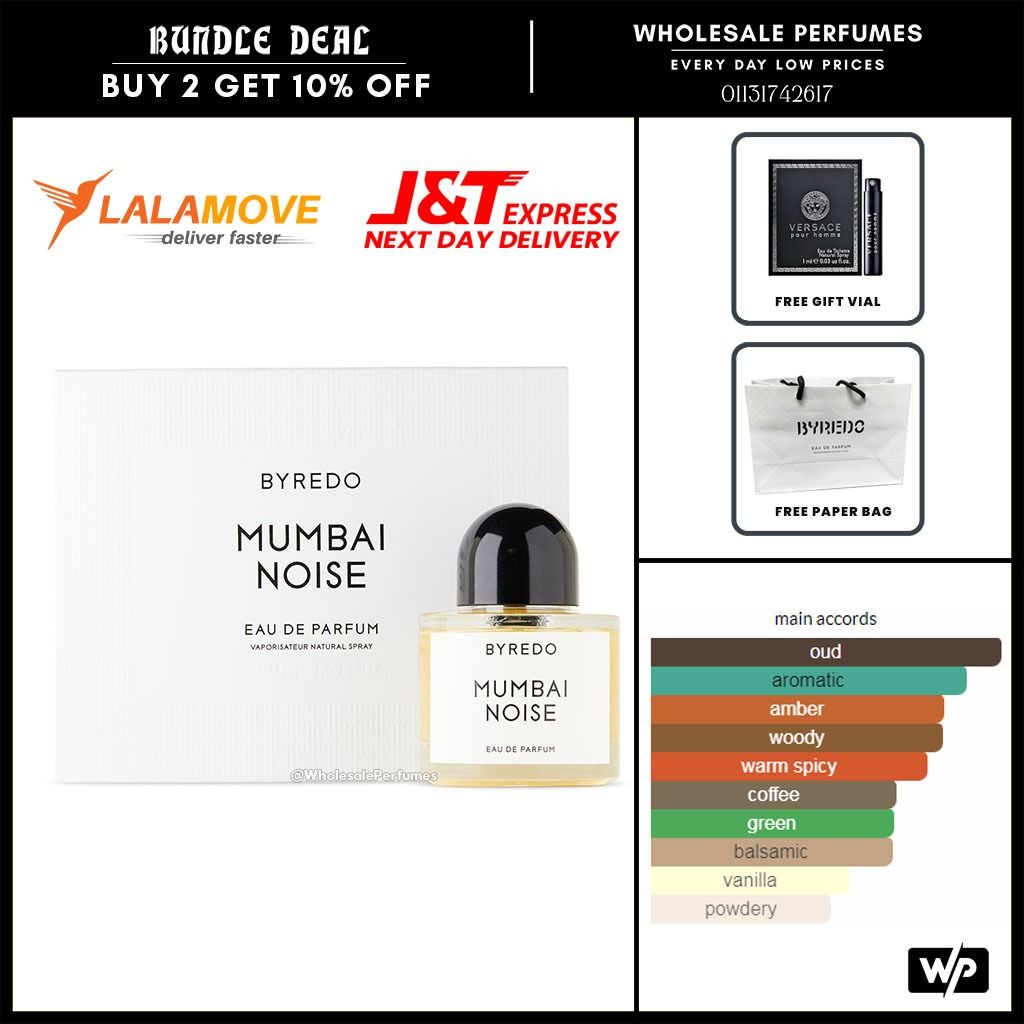 [ORIGINAL] BYREDO MUMBAI NOISE EDP 100ML FOR UNISEX, Beauty & Personal ...