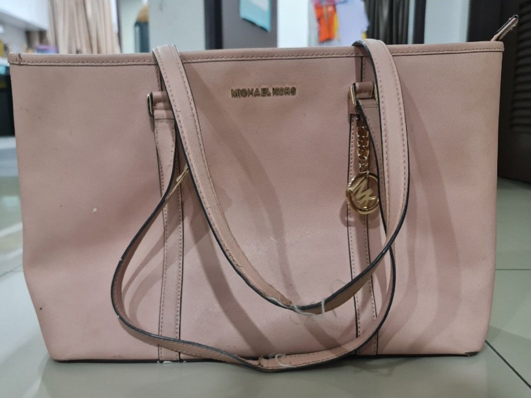 Michael kors Jet Set Large Logo Shoulder Bag ORIGINAL PRICE $428 | eBay