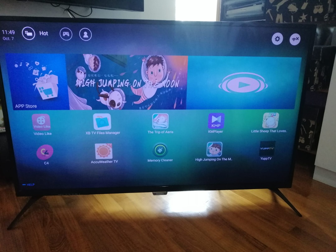 Philips 43inch 4K Ultra Slim Smart LED TV, TV & Home Appliances, TV