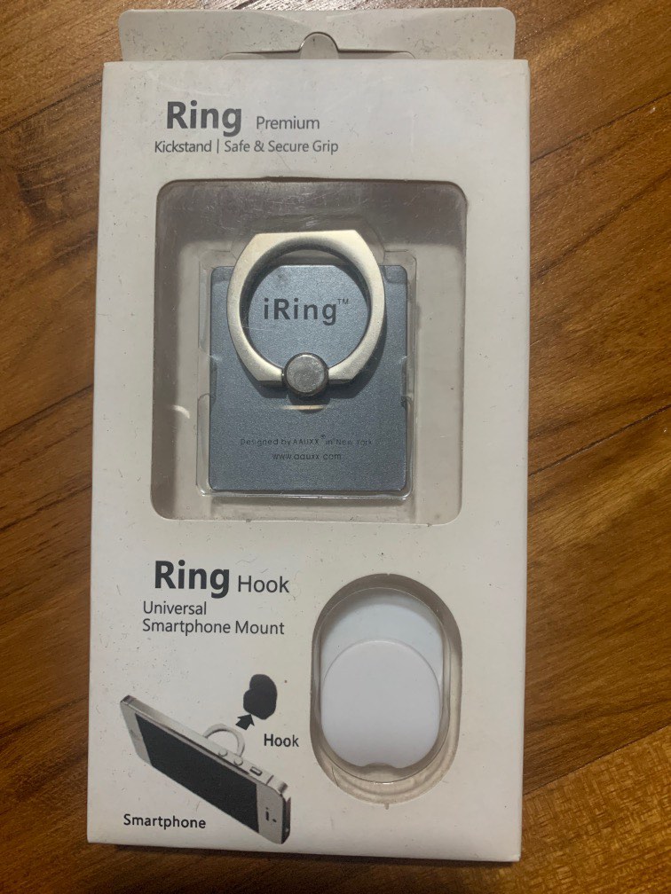 Phone ring holder + hook mount, Mobile Phones & Gadgets, Mobile