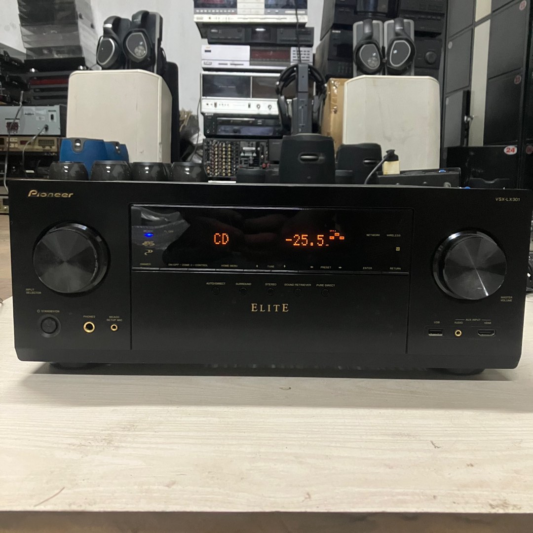 Pioneer Elite VSXLX301 7.2Channel Network A/V Receiver, Audio, Other